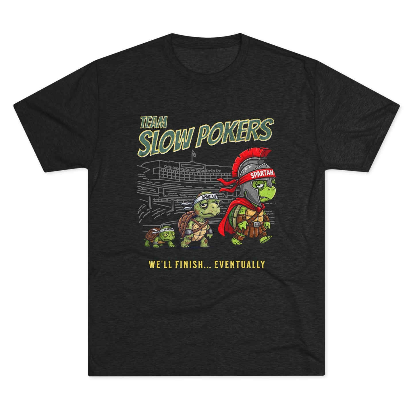 Spartan Slow Pokers Turtle Race Tee | Front & Back Print