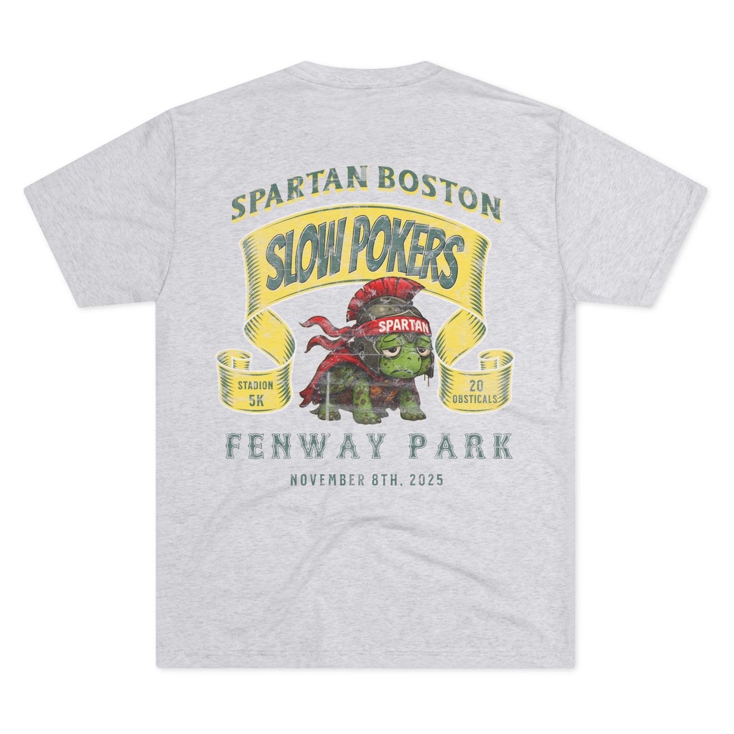 Spartan Slow Pokers Turtle Race Tee | Front & Back Print