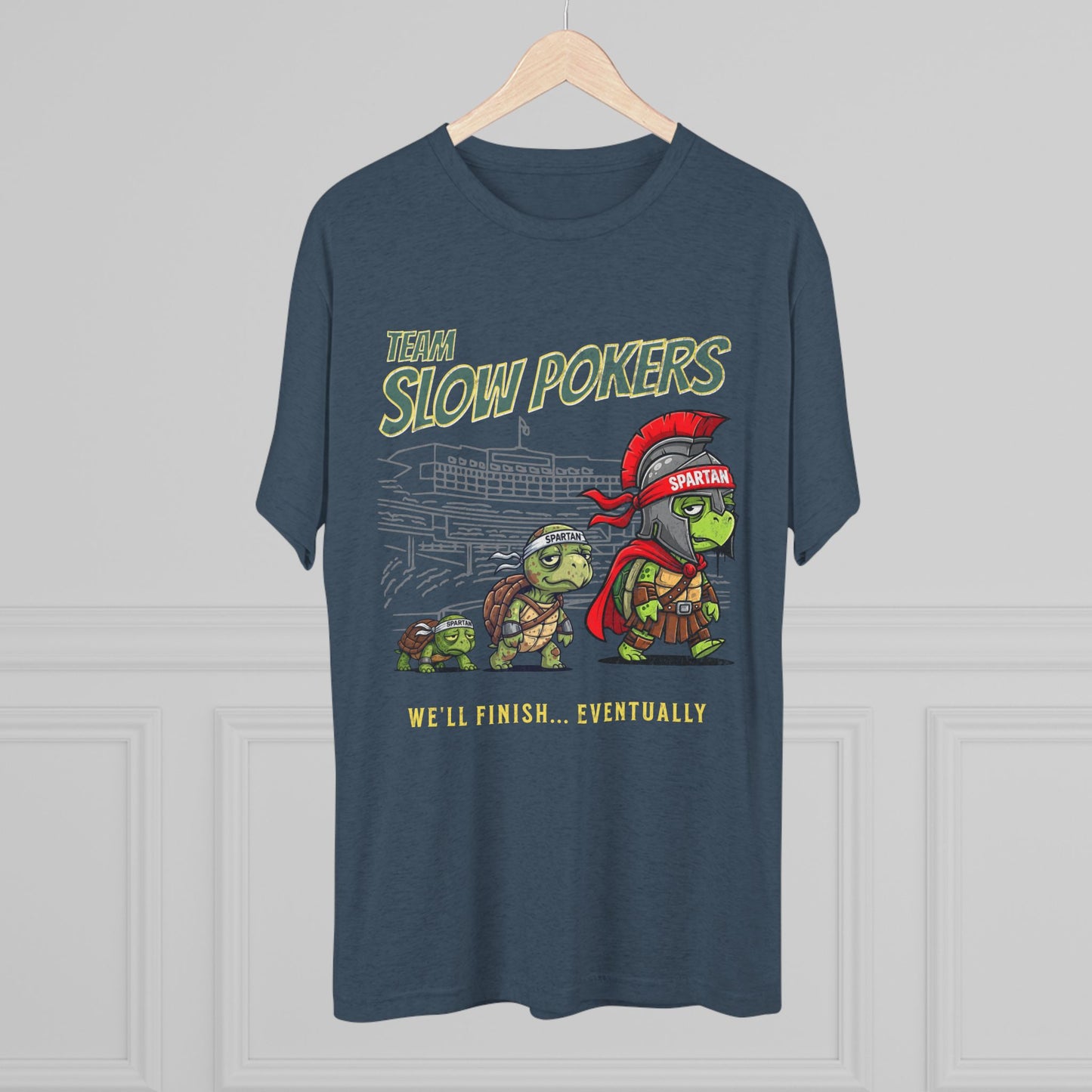 Spartan Slow Pokers Turtle Race Tee | Front & Back Print