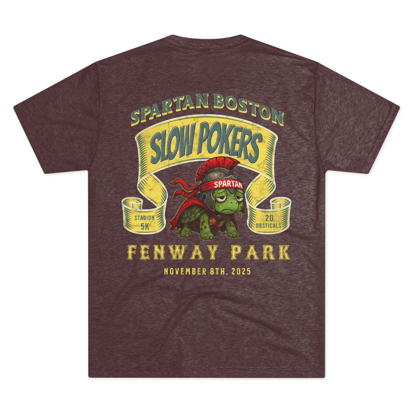 Spartan Slow Pokers Turtle Race Tee | Front & Back Print