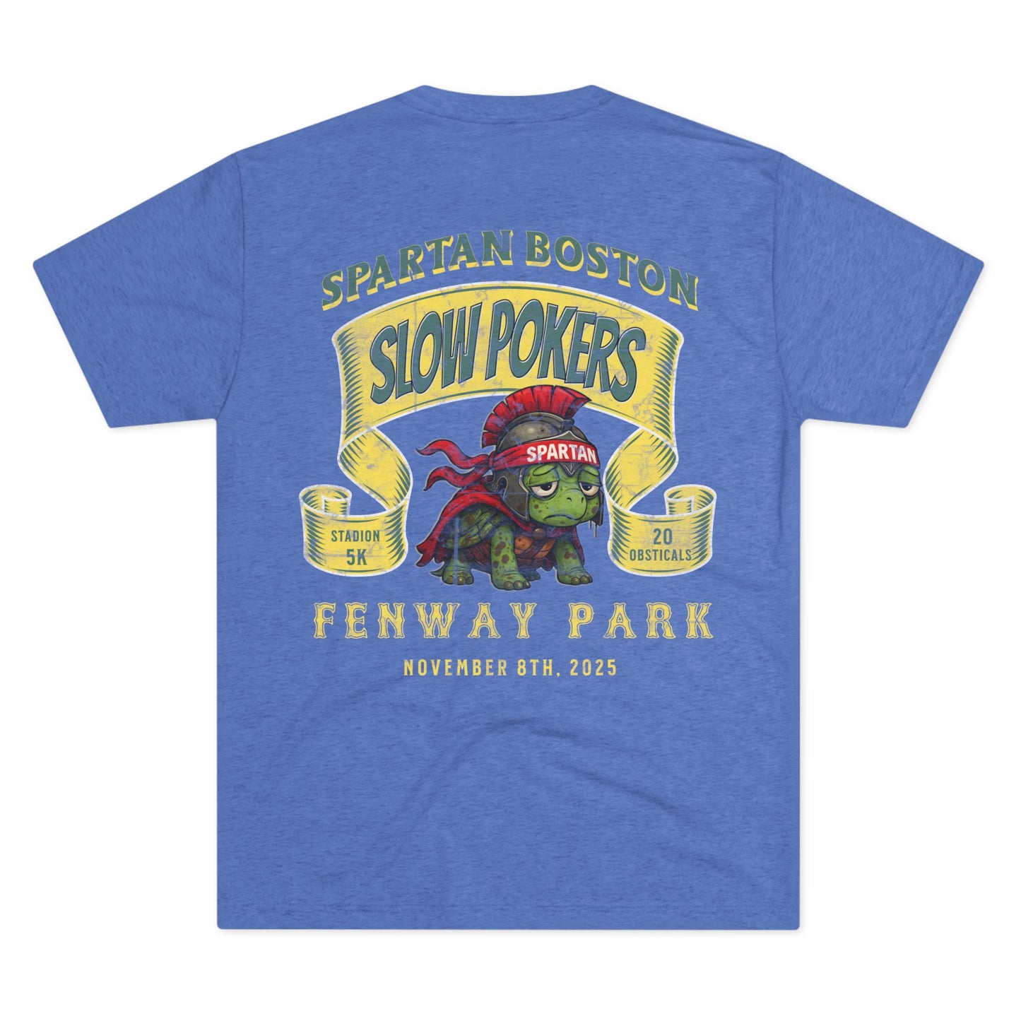 Spartan Slow Pokers Turtle Race Tee | Front & Back Print