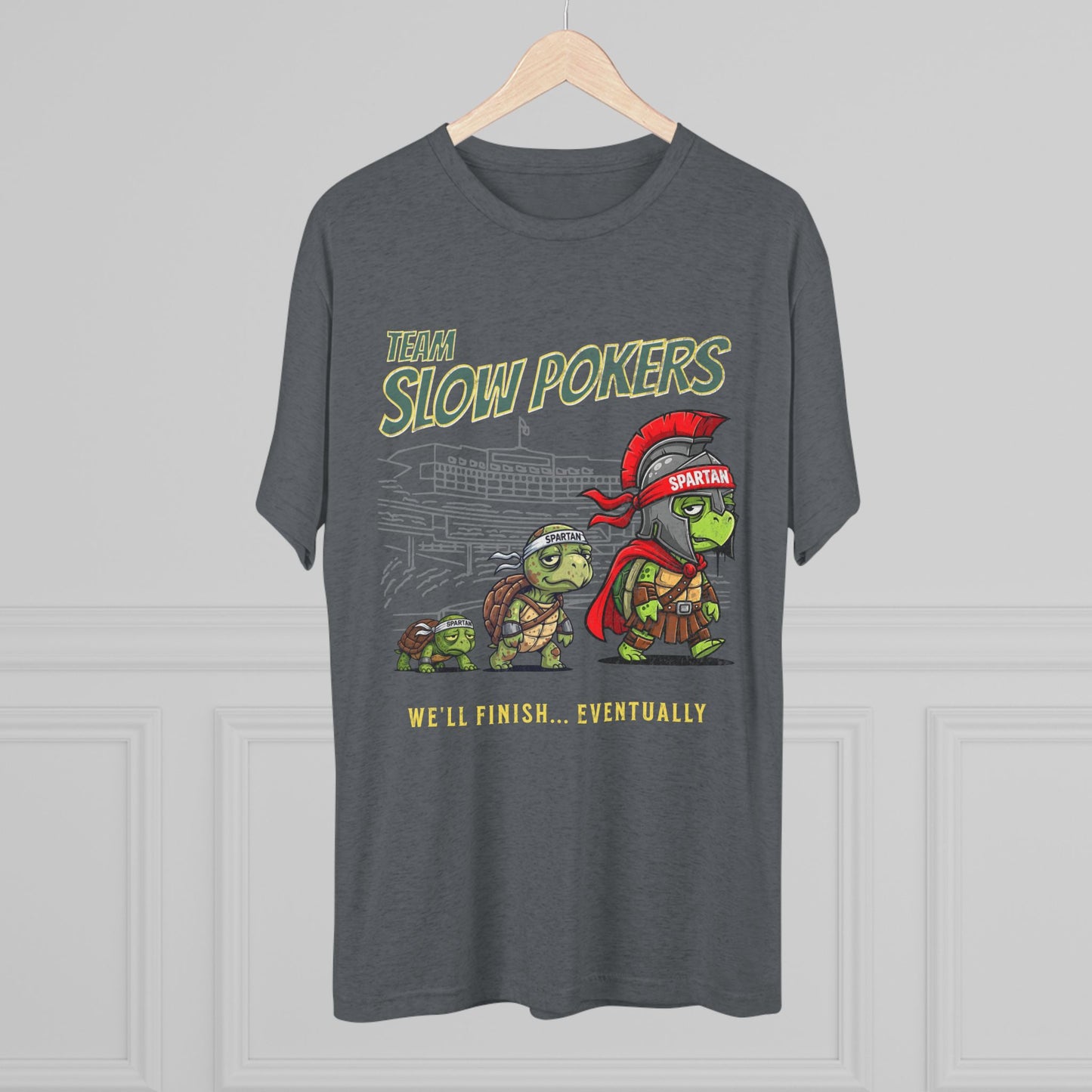 Spartan Slow Pokers Turtle Race Tee | Front & Back Print