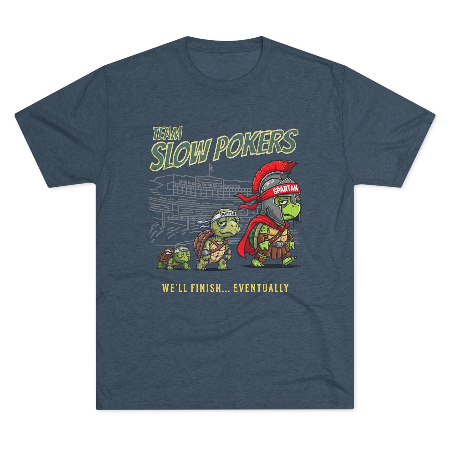 Spartan Slow Pokers Turtle Race Tee | Front & Back Print