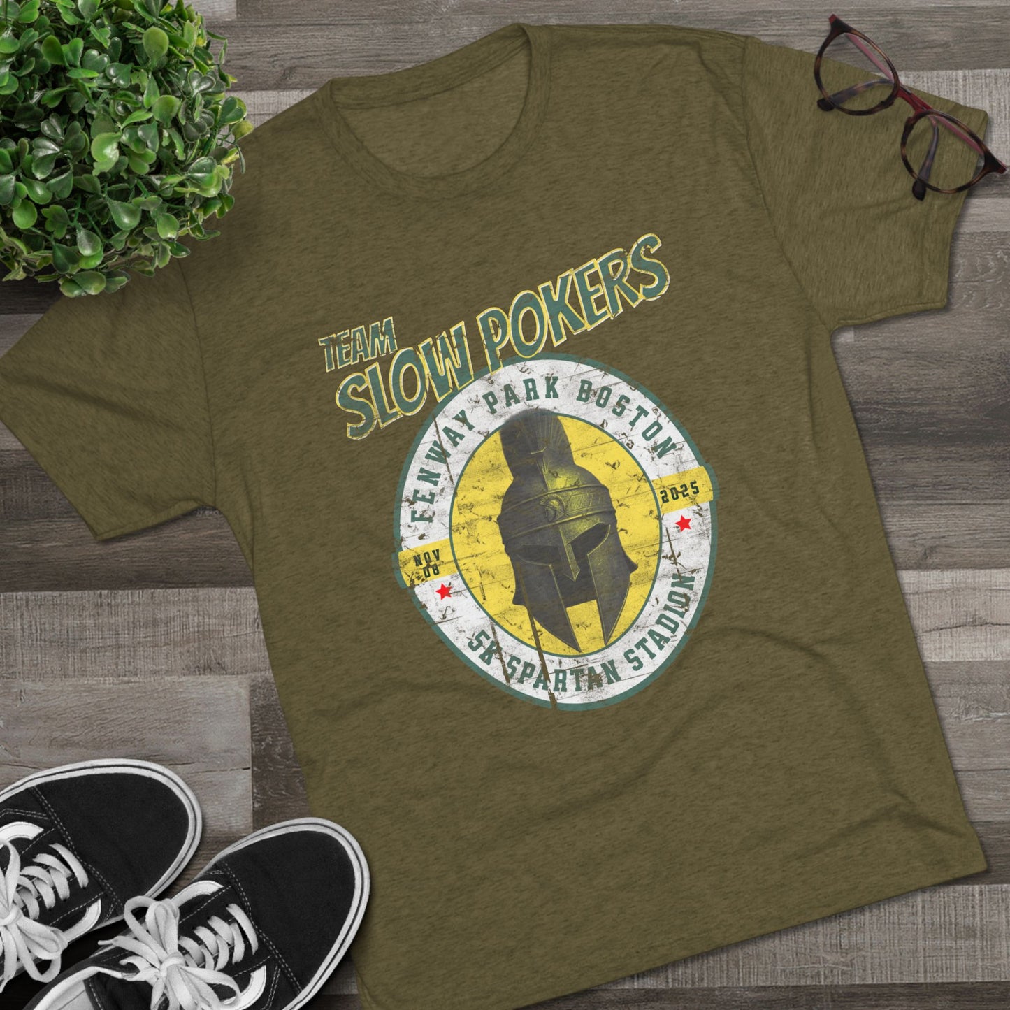 Spartan Slow Pokers Race Tee | Front Only Print