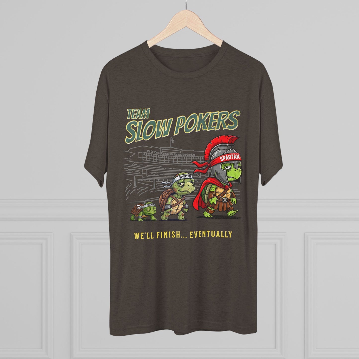 Spartan Slow Pokers Turtle Race Tee | Front & Back Print