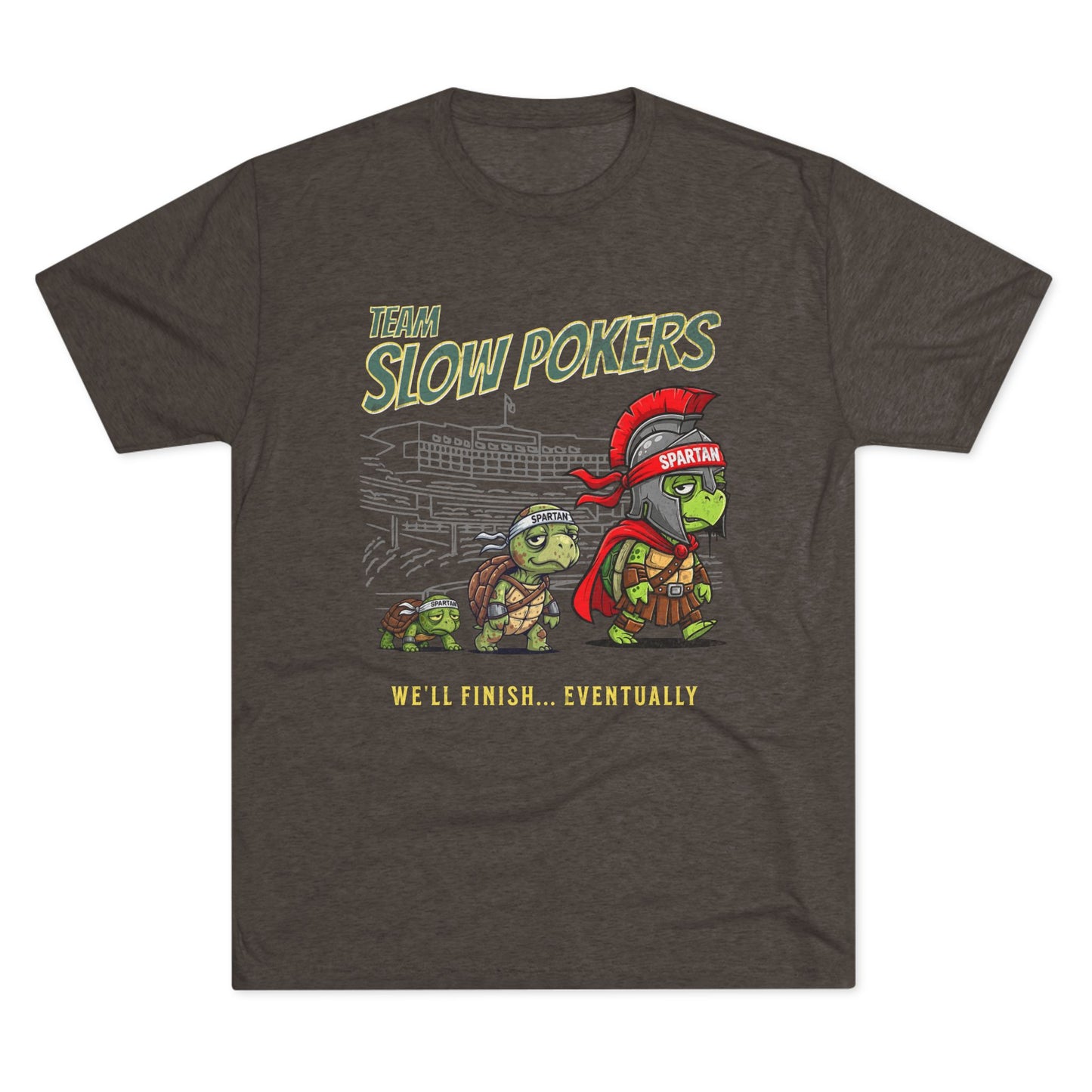 Spartan Slow Pokers Turtle Race Tee | Front & Back Print