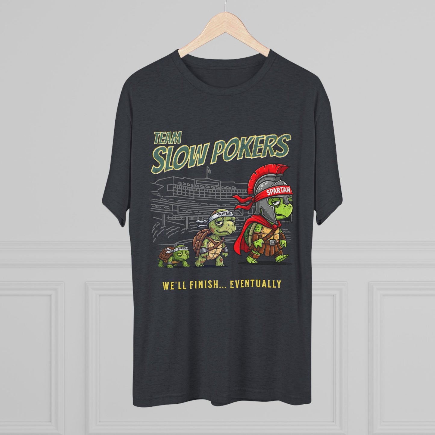 Spartan Slow Pokers Turtle Race Tee | Front & Back Print