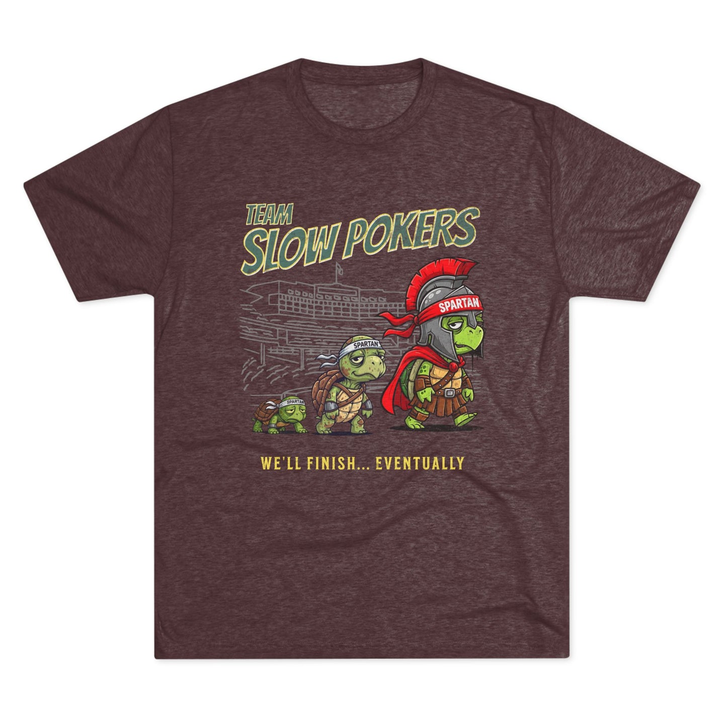 Spartan Slow Pokers Turtle Race Tee | Front & Back Print