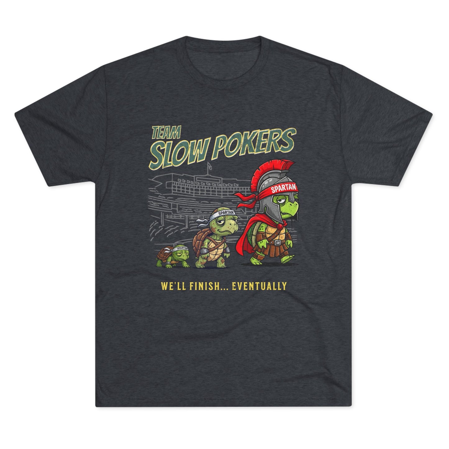 Spartan Slow Pokers Turtle Race Tee | Front & Back Print