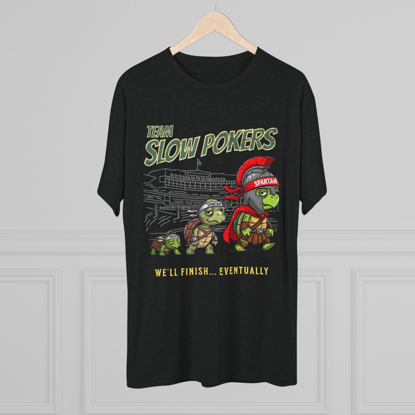 Spartan Slow Pokers Turtle Race Tee | Front & Back Print