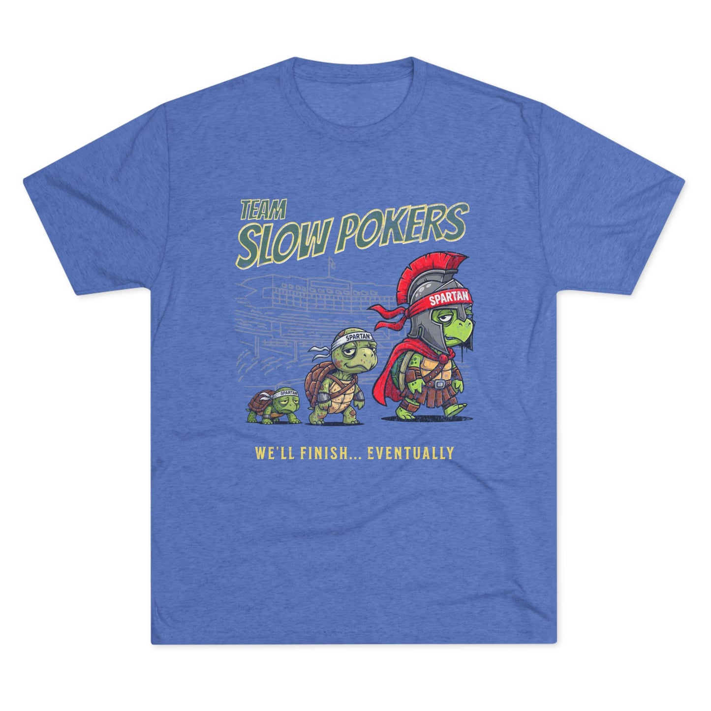 Spartan Slow Pokers Turtle Race Tee | Front & Back Print
