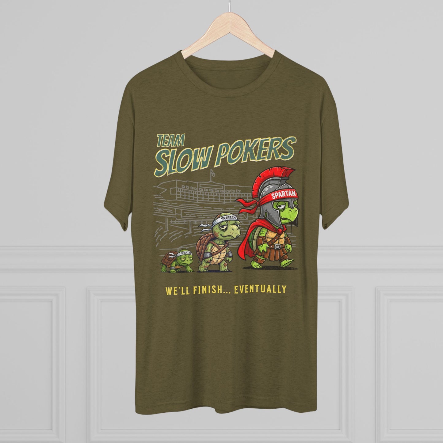 Spartan Slow Pokers Turtle Race Tee | Front & Back Print