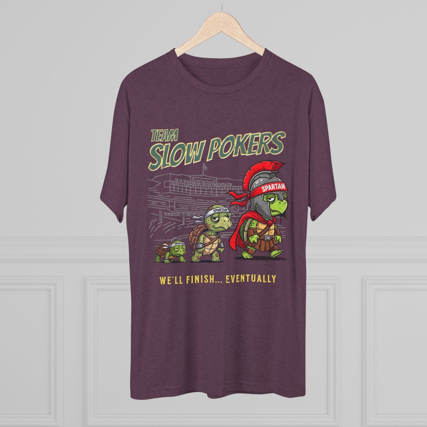 Spartan Slow Pokers Turtle Race Tee | Front & Back Print