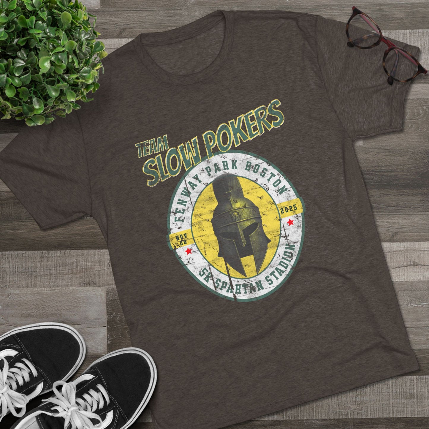 Spartan Slow Pokers Race Tee | Front Only Print