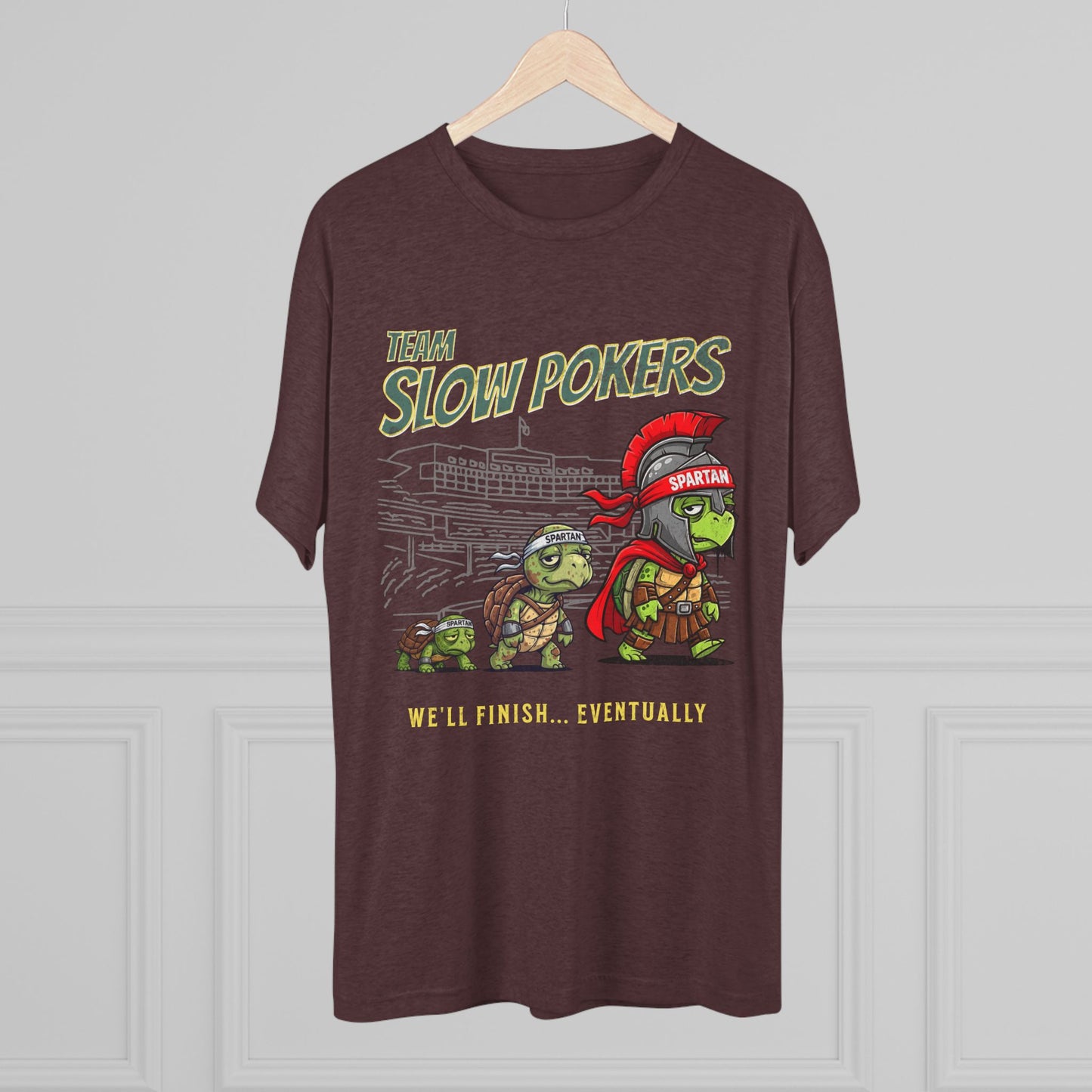 Spartan Slow Pokers Turtle Race Tee | Front & Back Print