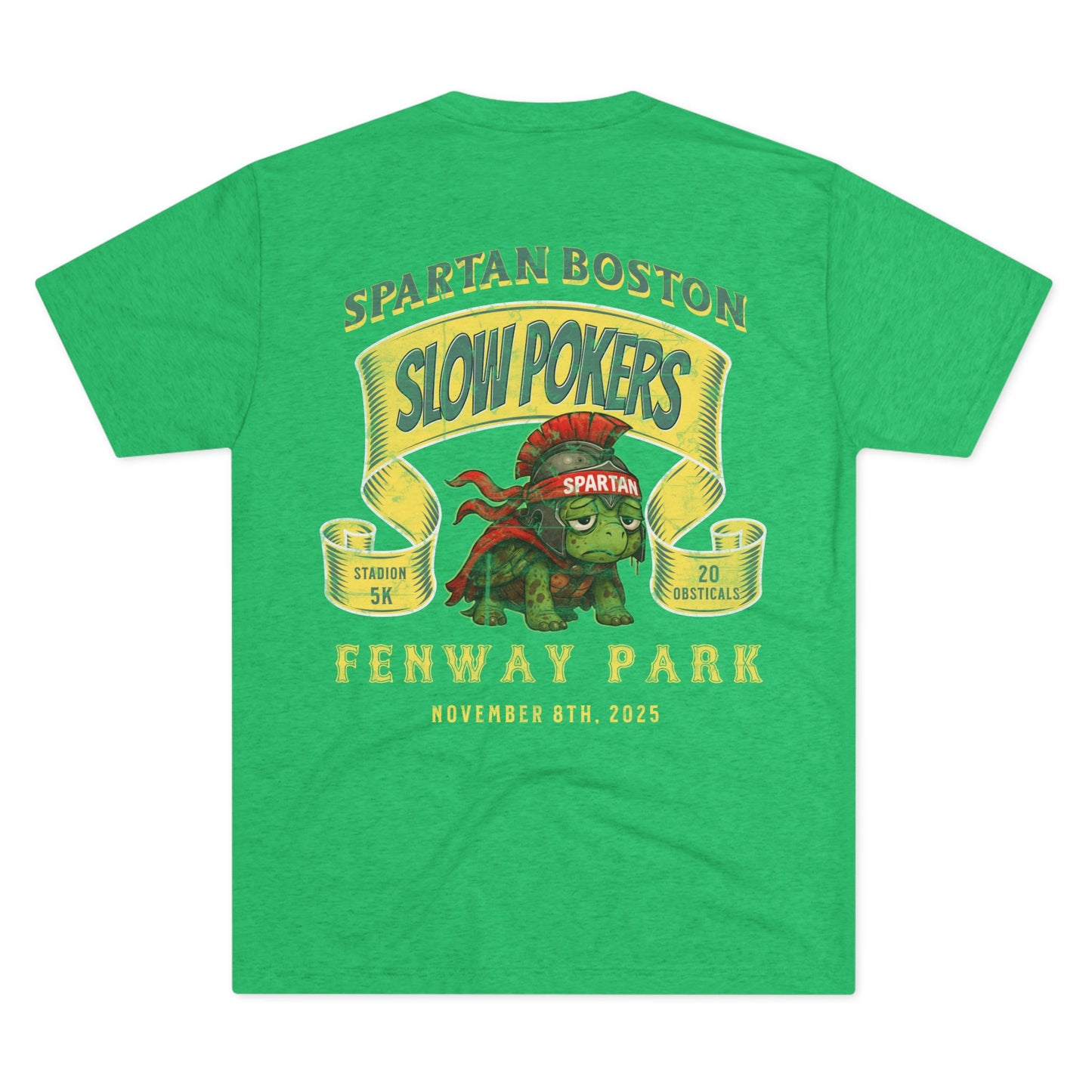 Spartan Slow Pokers Turtle Race Tee | Front & Back Print