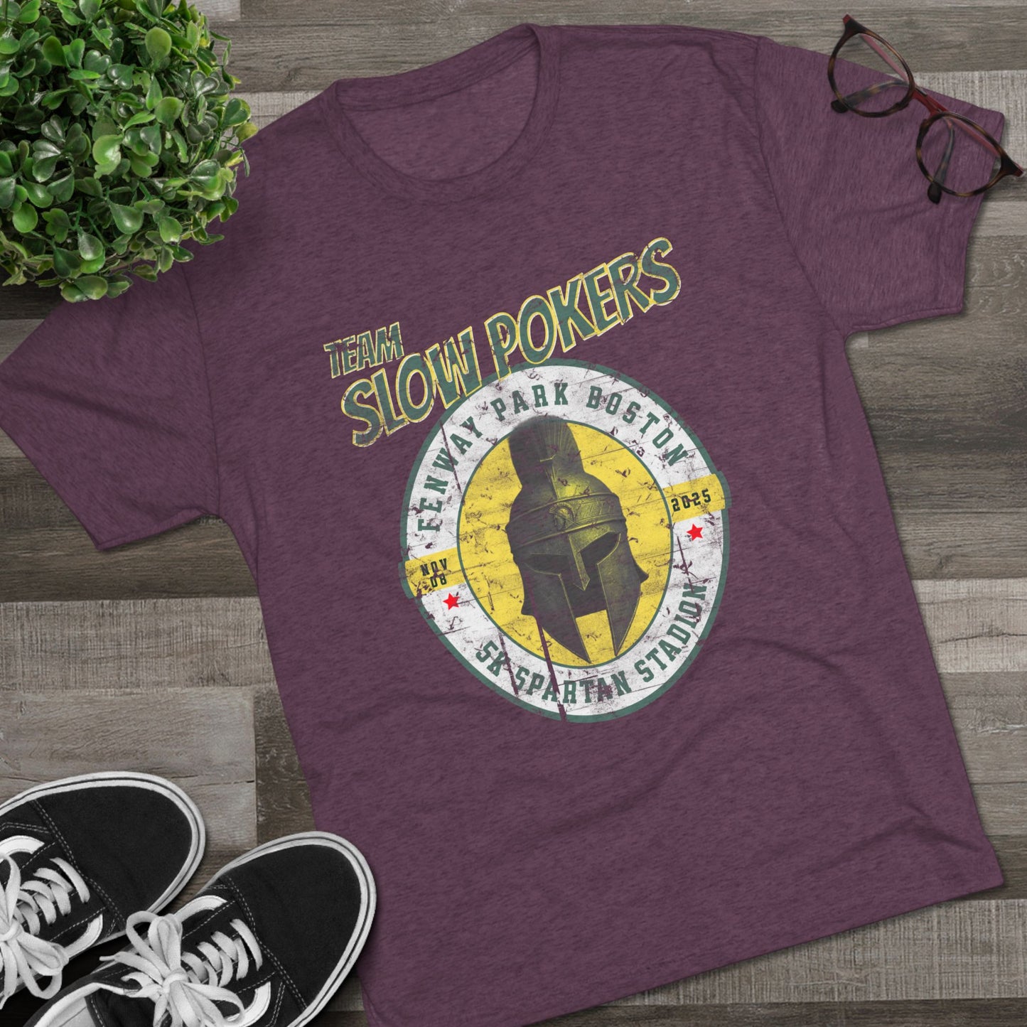 Spartan Slow Pokers Race Tee | Front Only Print