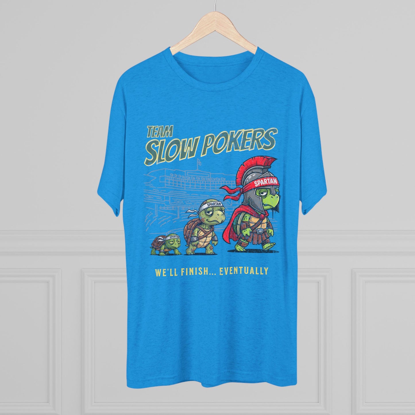 Spartan Slow Pokers Turtle Race Tee | Front & Back Print
