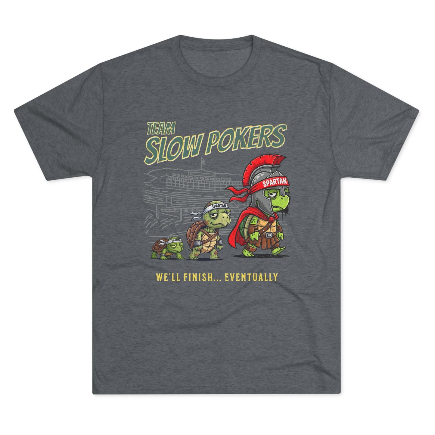 Spartan Slow Pokers Turtle Race Tee | Front & Back Print
