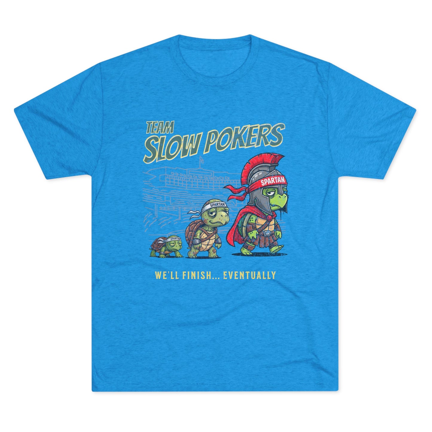 Spartan Slow Pokers Turtle Race Tee | Front & Back Print
