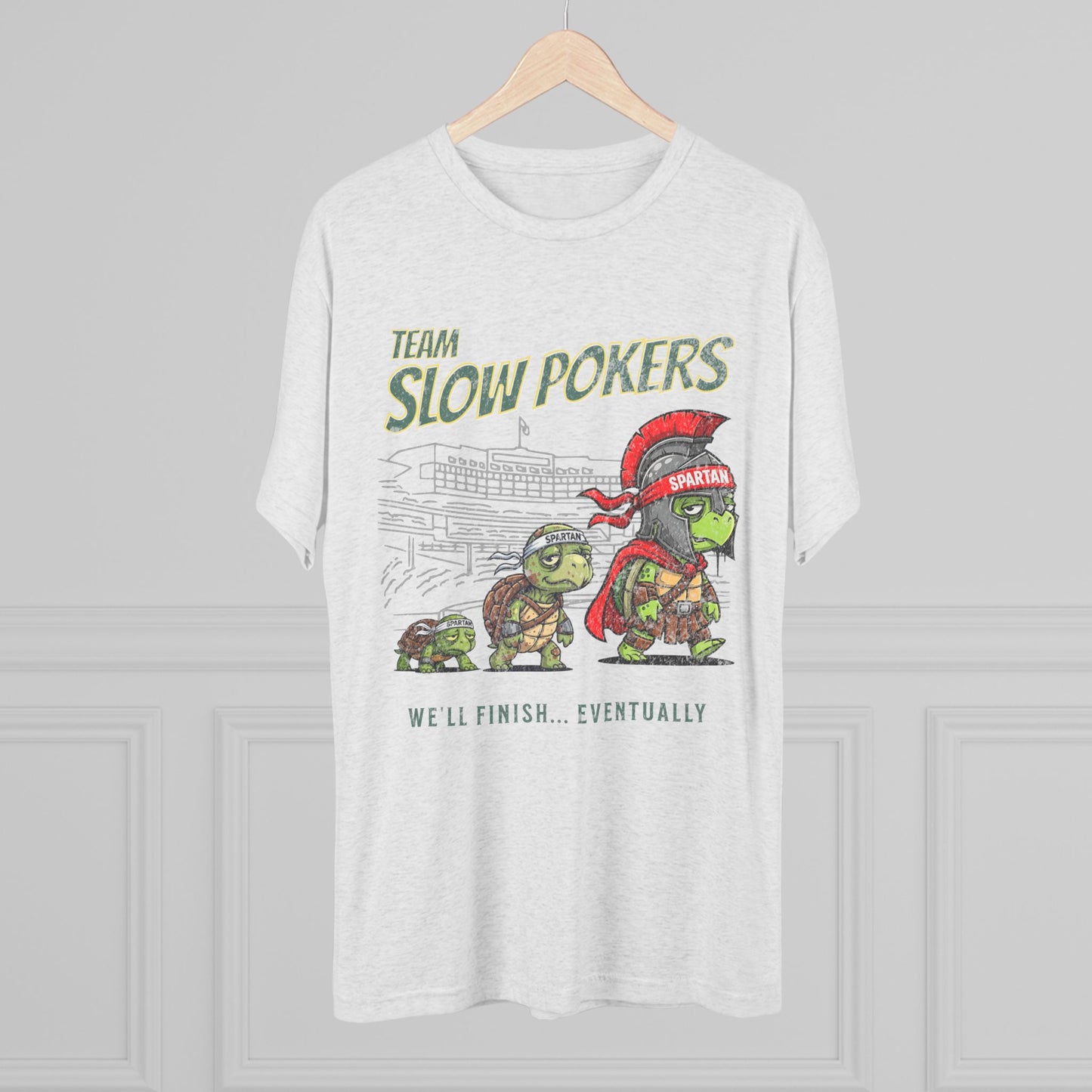 Spartan Slow Pokers Turtle Race Tee | Front & Back Print