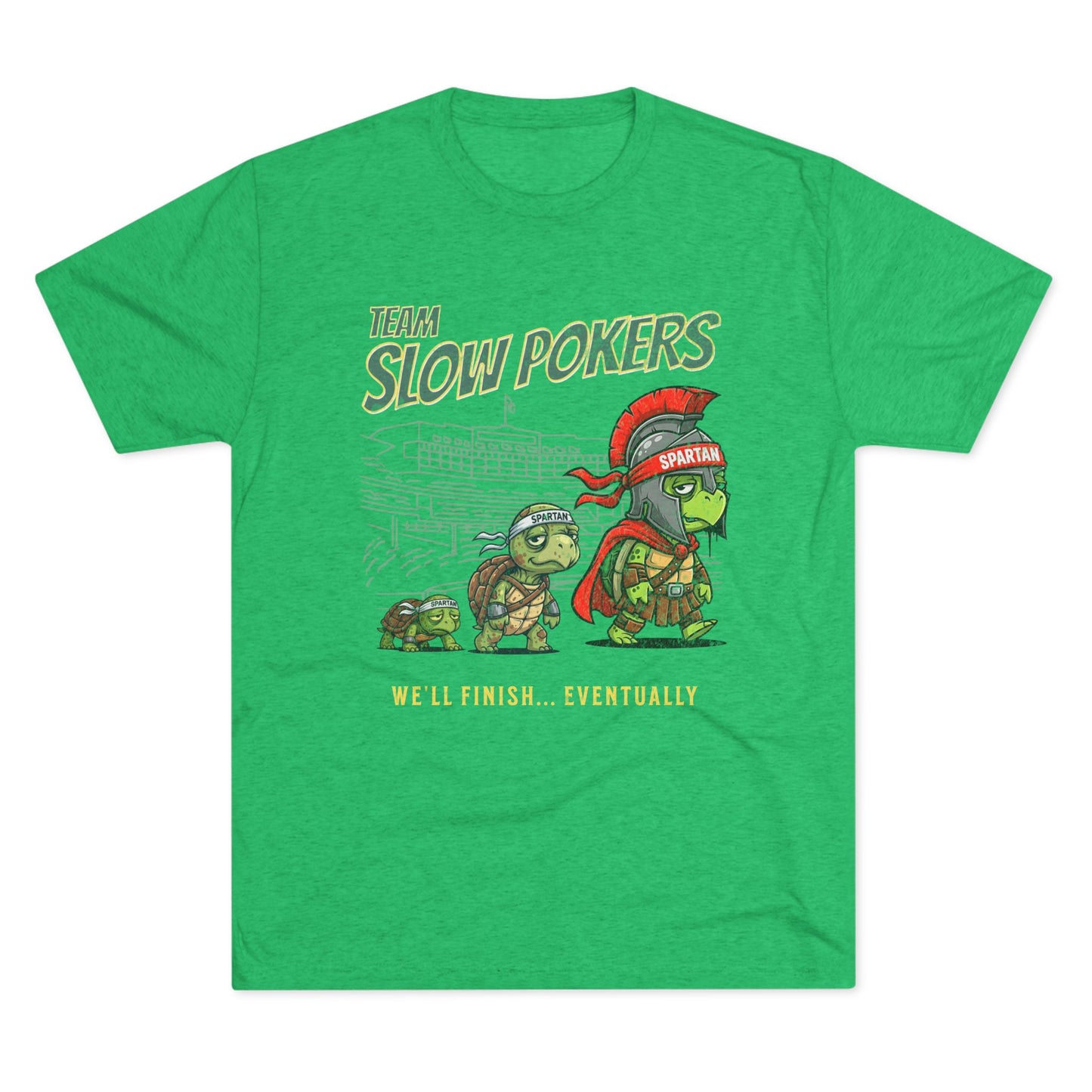 Spartan Slow Pokers Turtle Race Tee | Front & Back Print