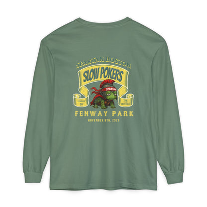 Spartan Slow Pokers Turtle Long Sleeve Tee | Front & Back Print