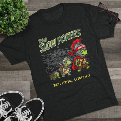 Spartan Slow Pokers Turtle Race Tee | Front & Back Print