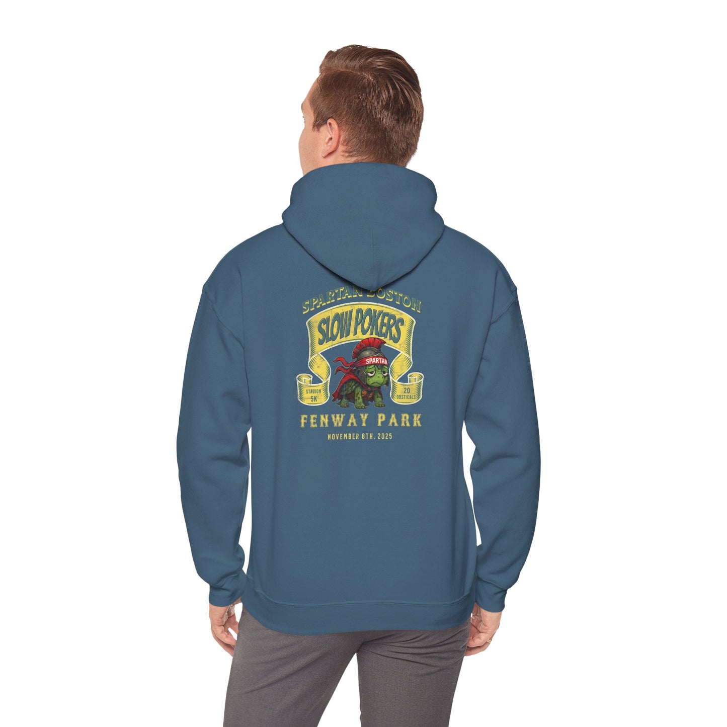 Spartan Slow Pokers Turtle Hoodie | Front & Back Print