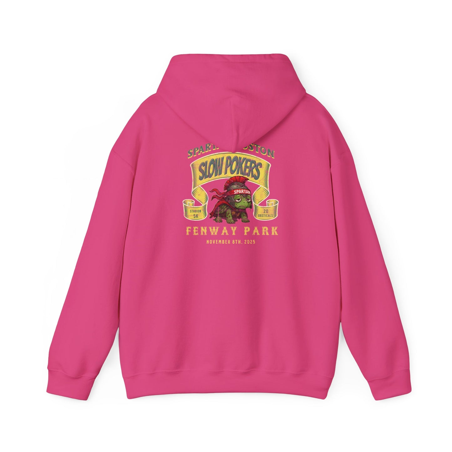 Spartan Slow Pokers Turtle Hoodie | Front & Back Print
