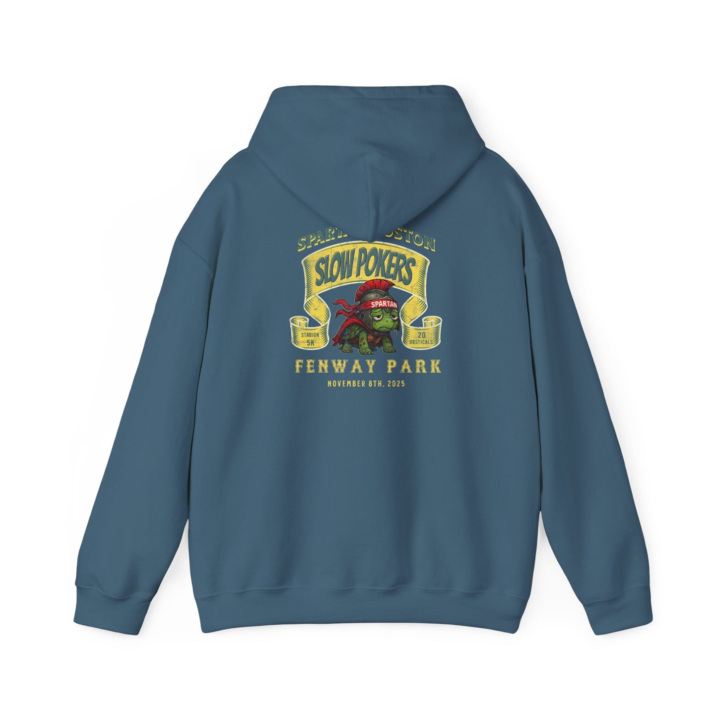 Spartan Slow Pokers Turtle Hoodie | Front & Back Print