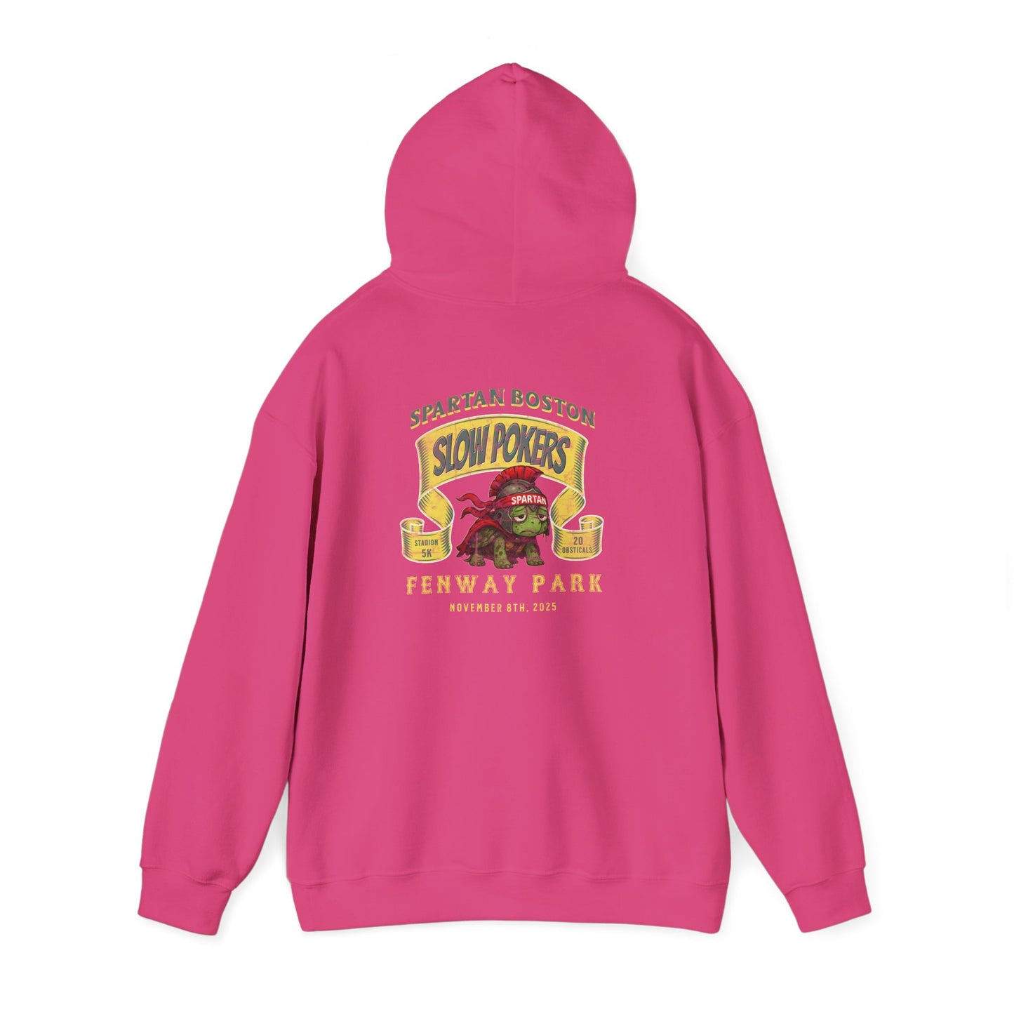Spartan Slow Pokers Turtle Hoodie | Front & Back Print