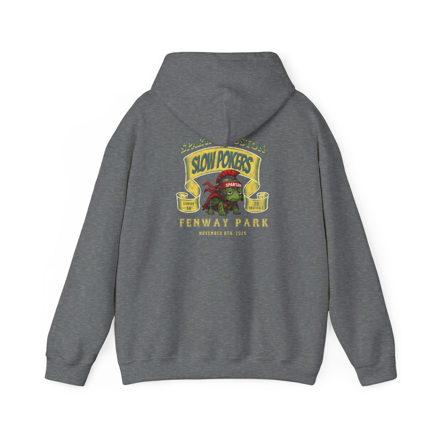 Spartan Slow Pokers Turtle Hoodie | Front & Back Print