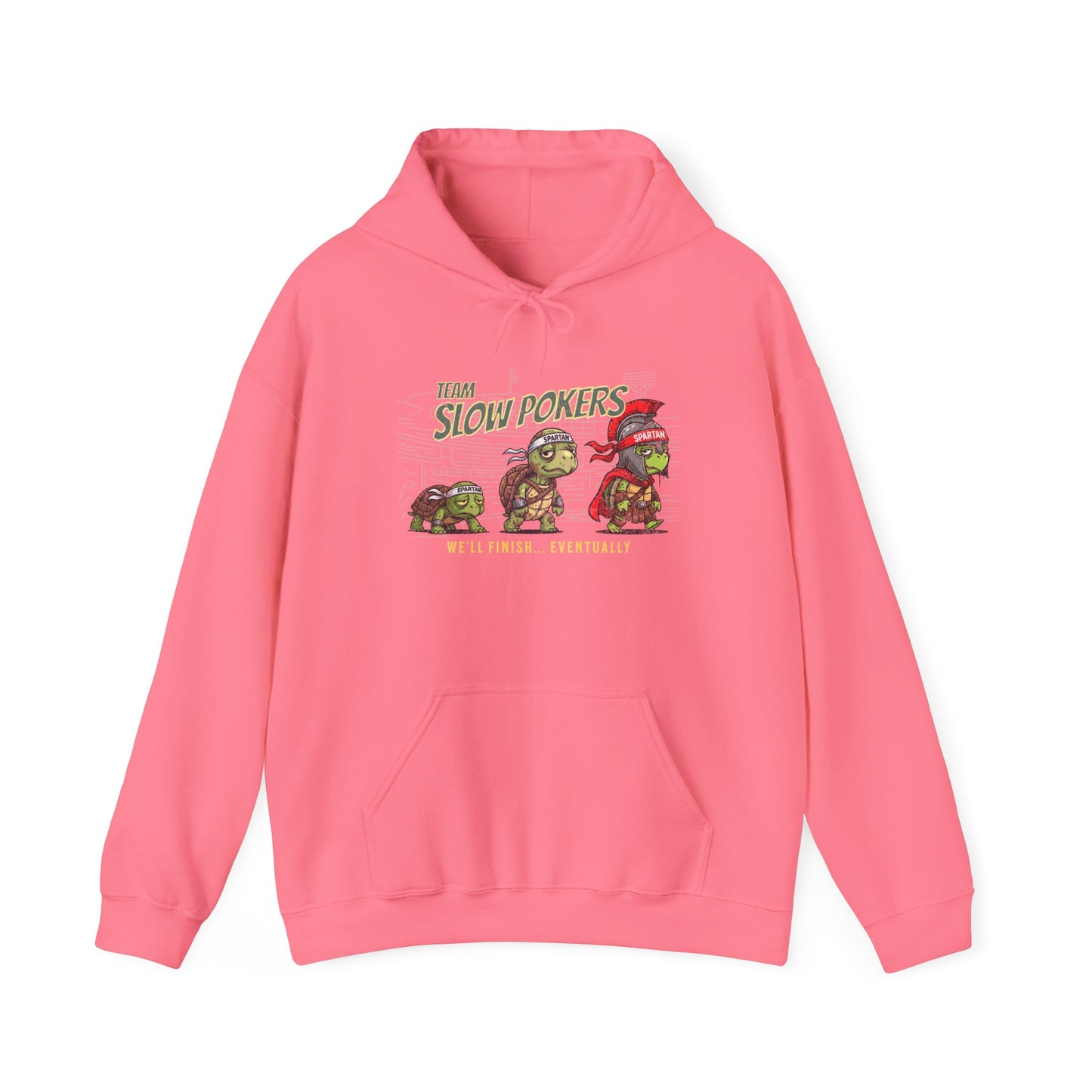 Spartan Slow Pokers Turtle Hoodie | Front & Back Print