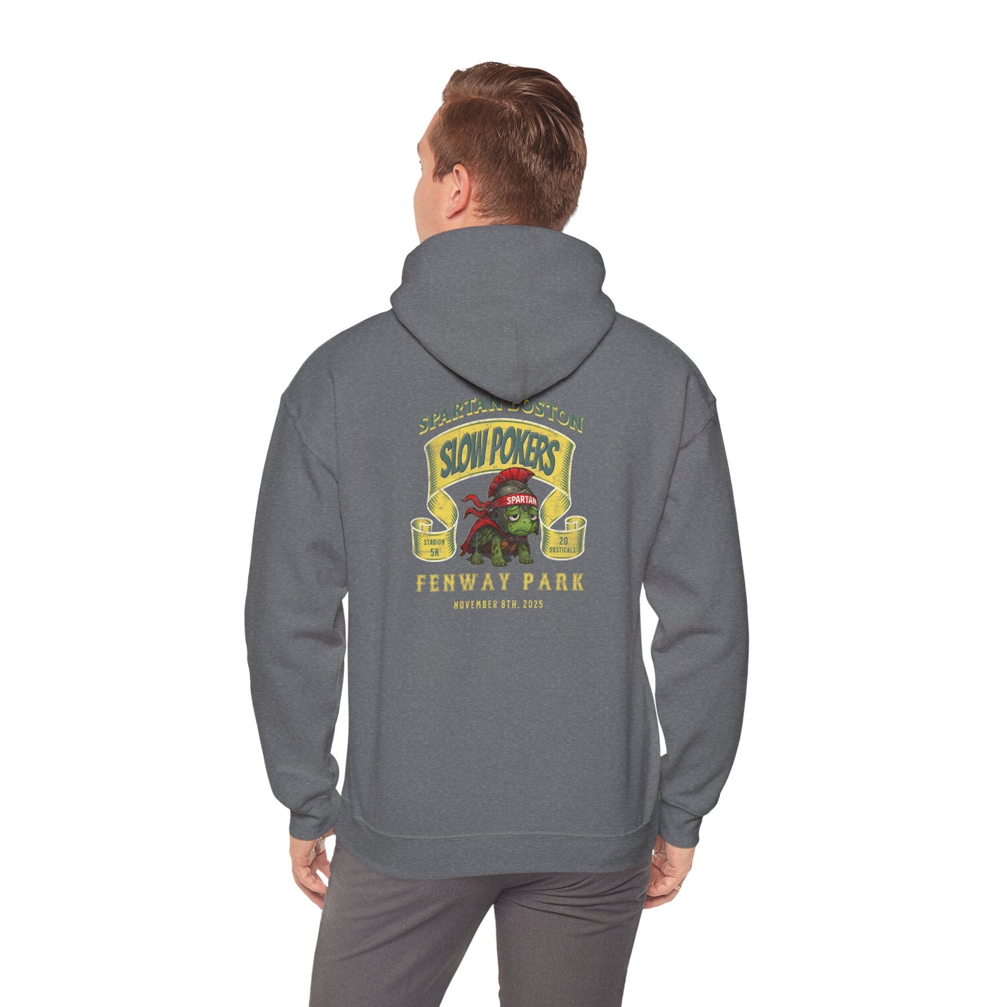 Spartan Slow Pokers Turtle Hoodie | Front & Back Print