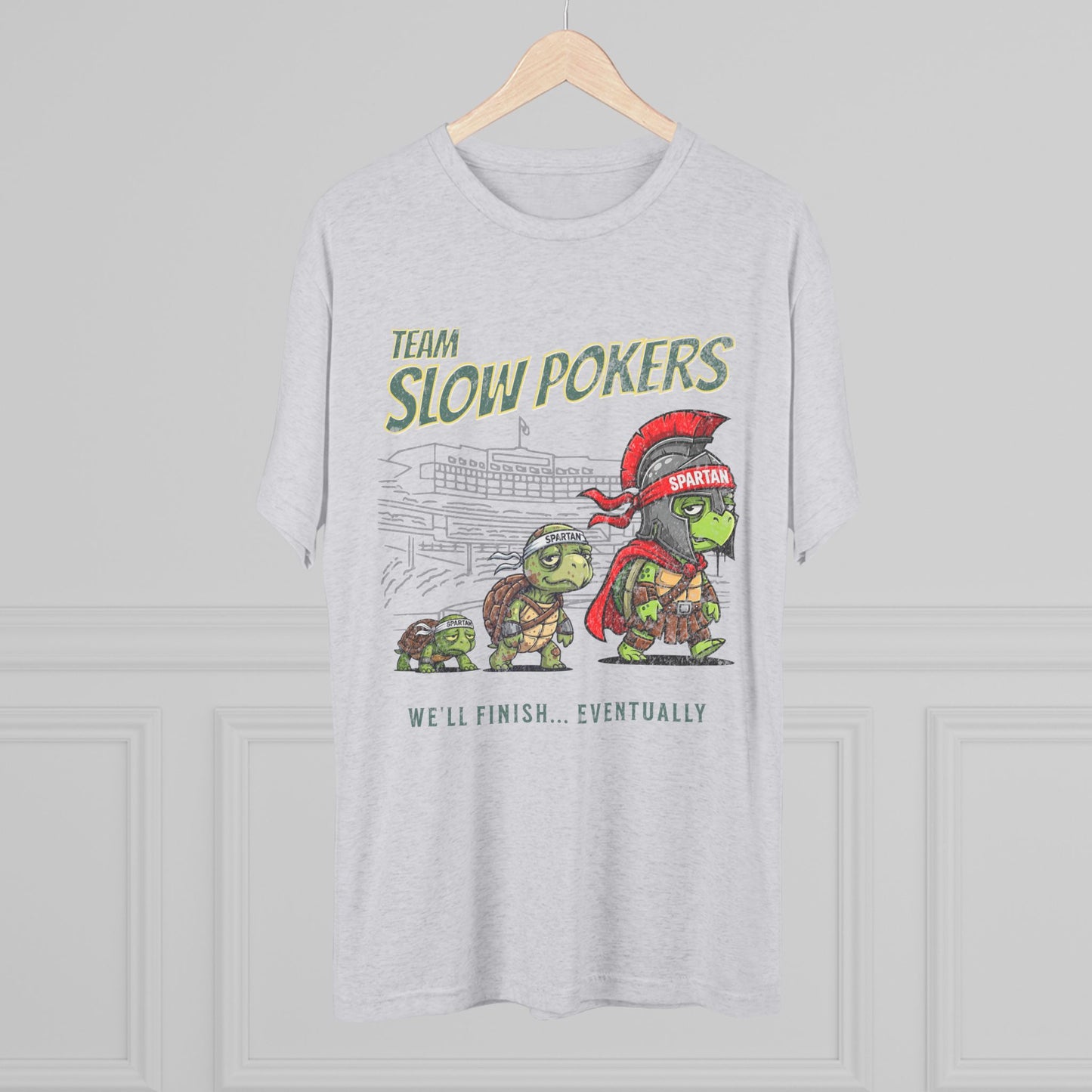 Spartan Slow Pokers Turtle Race Tee | Front & Back Print