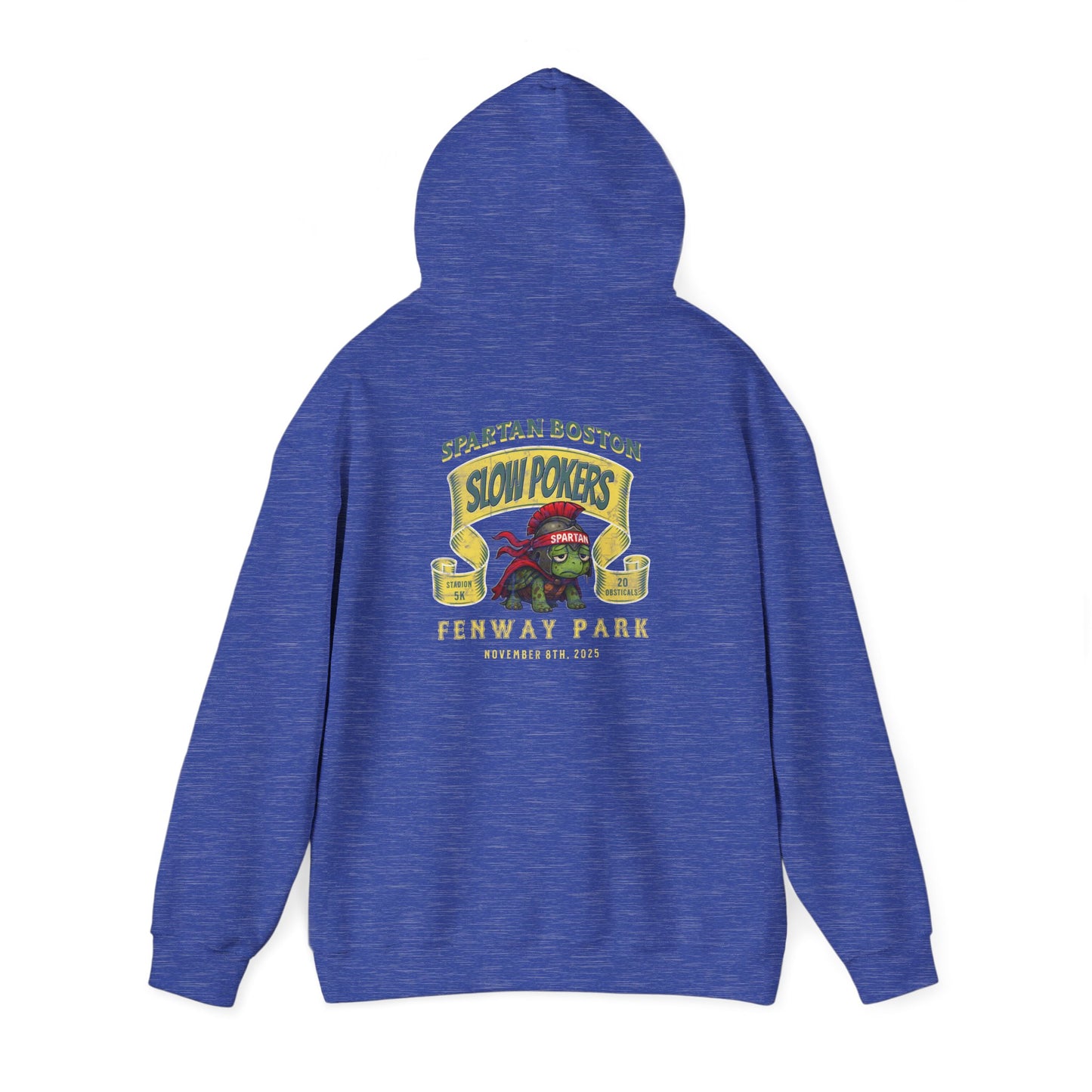 Spartan Slow Pokers Turtle Hoodie | Front & Back Print