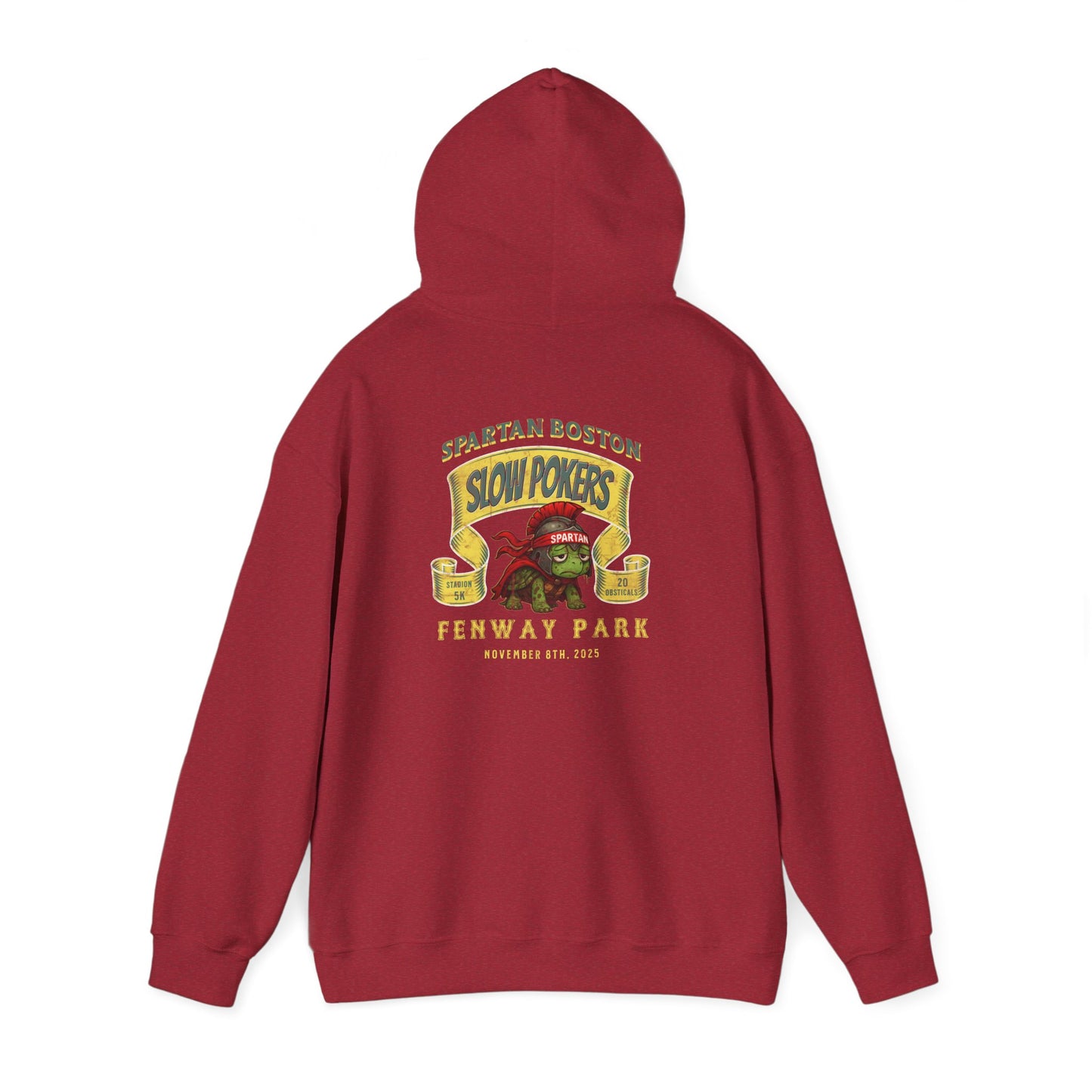 Spartan Slow Pokers Turtle Hoodie | Front & Back Print