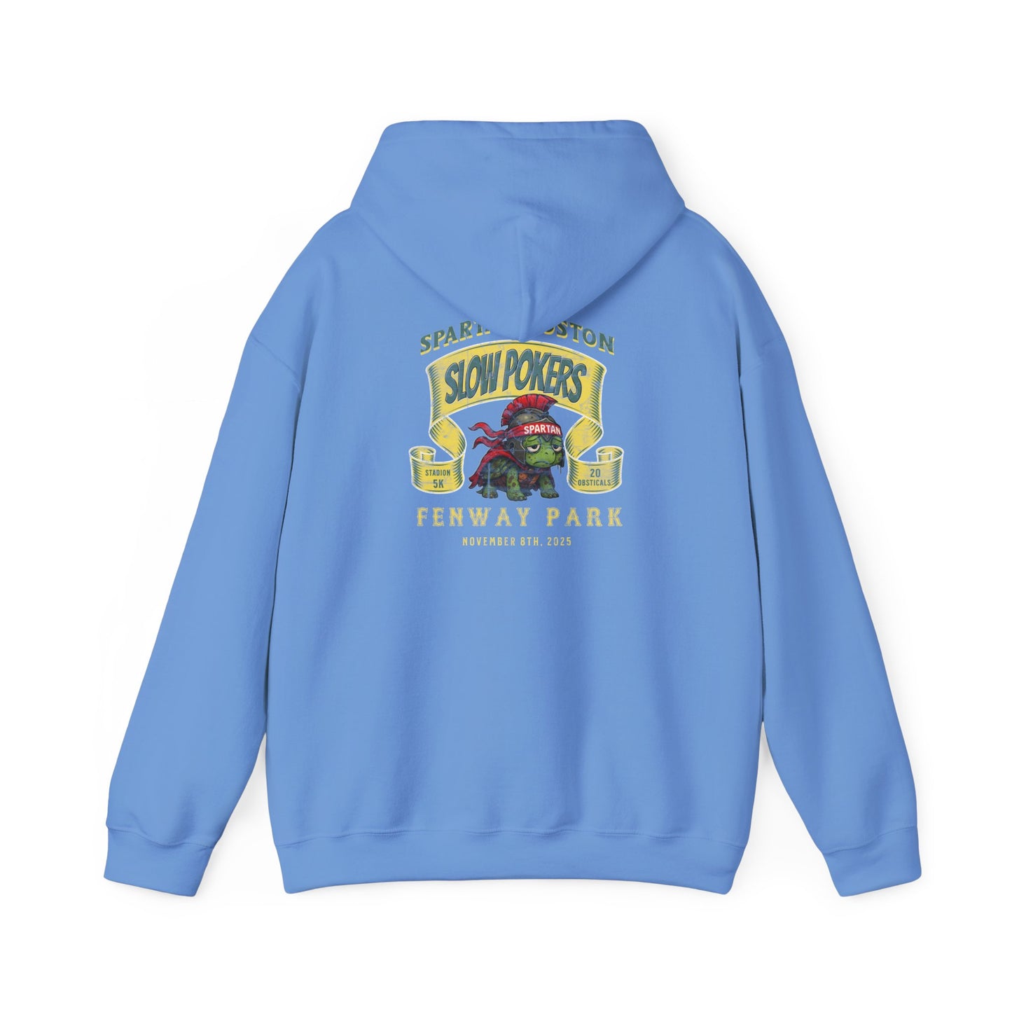 Spartan Slow Pokers Turtle Hoodie | Front & Back Print