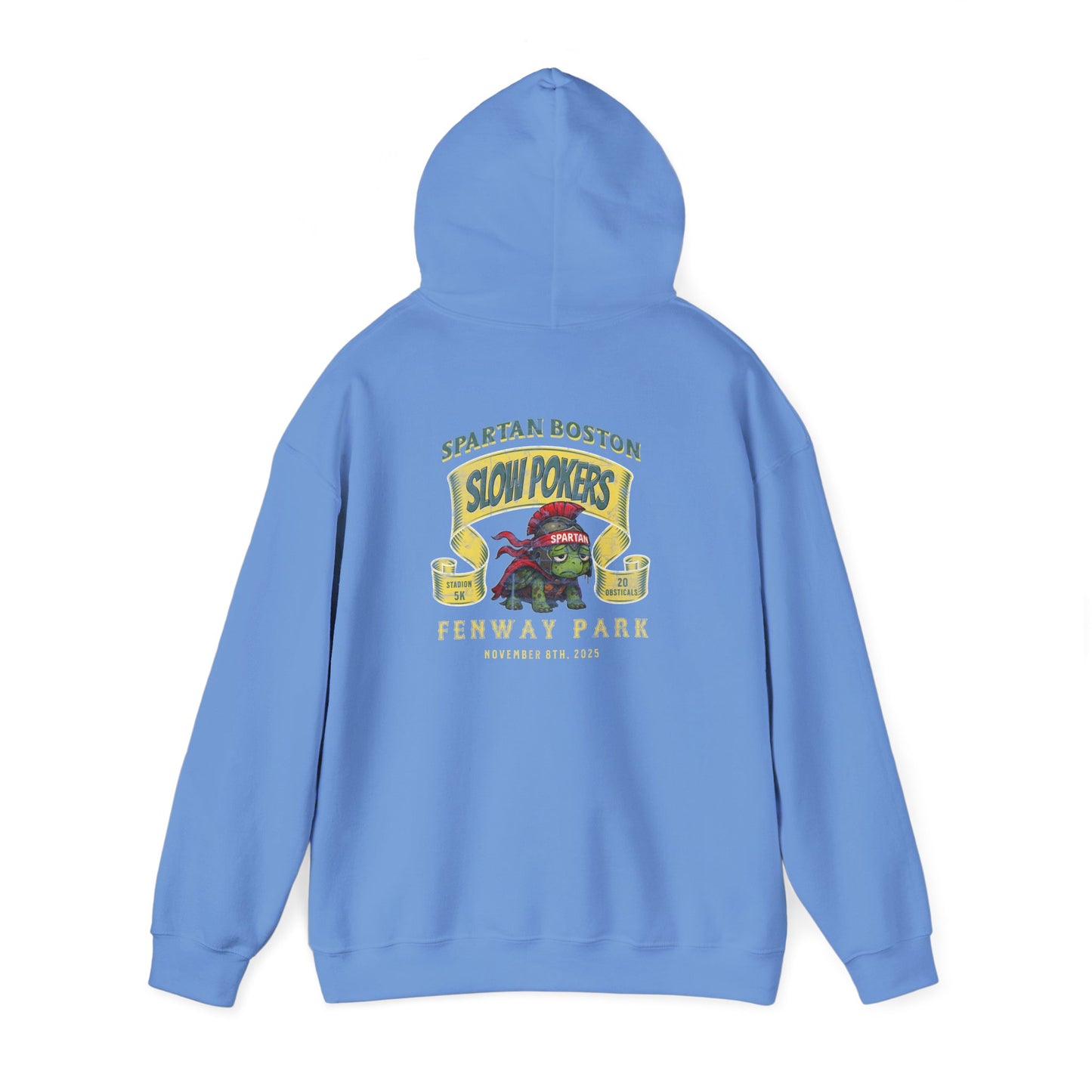 Spartan Slow Pokers Turtle Hoodie | Front & Back Print