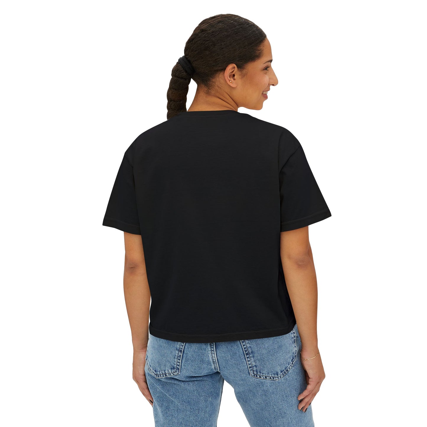 Cute Halloween Cow 'Hey Boo' Comfort Colors 3023CL Shirt, Women's Boxy Tee, Halloween Costume, Fall Outfit, Funny Animal Top, Graphic Tee