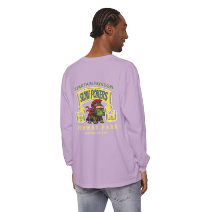 Spartan Slow Pokers Turtle Long Sleeve Tee | Front & Back Print