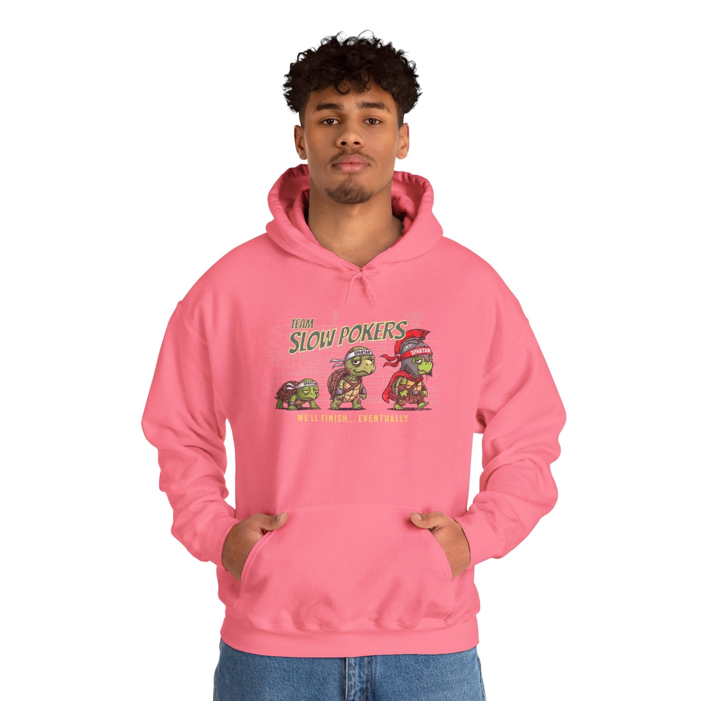 Spartan Slow Pokers Turtle Hoodie | Front & Back Print