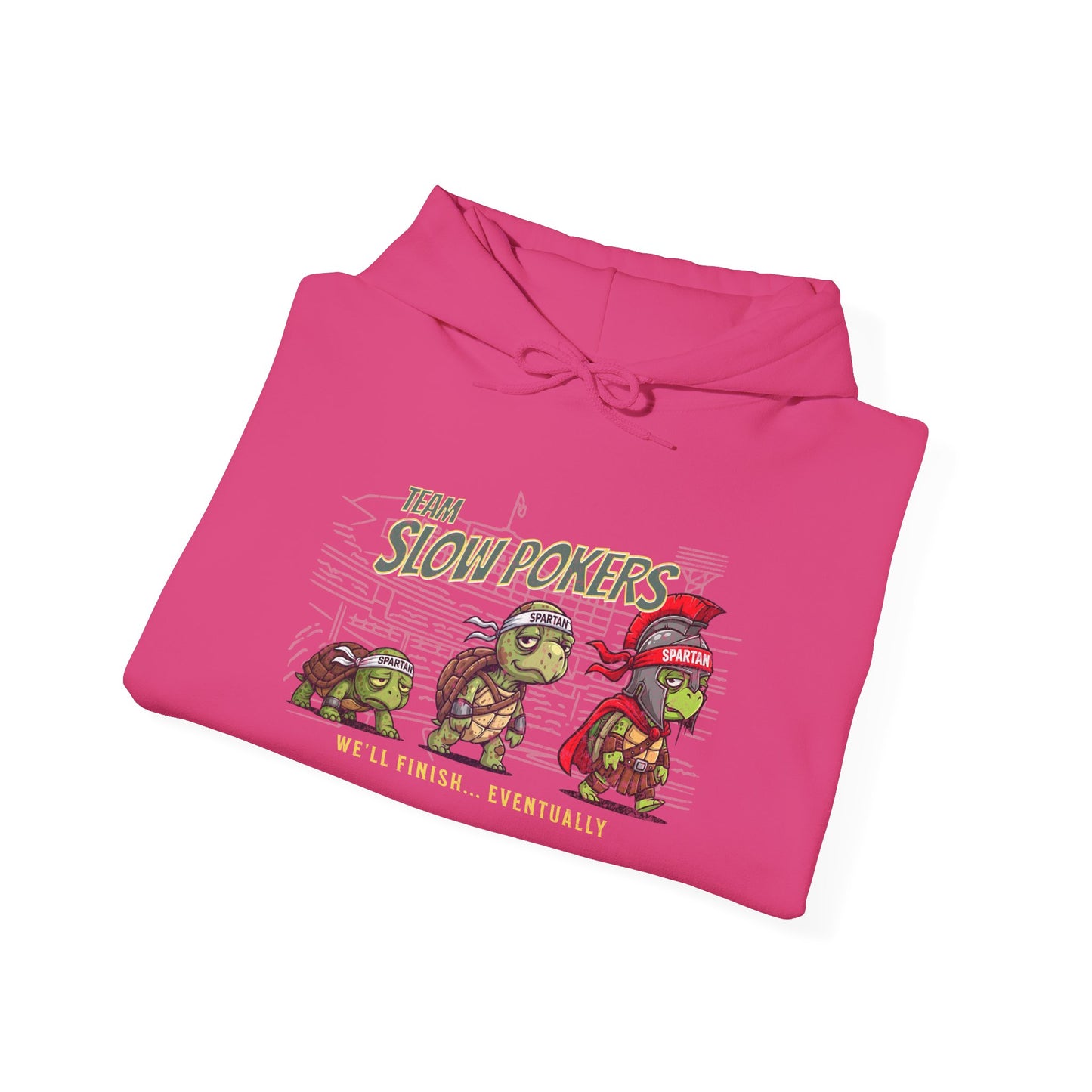 Spartan Slow Pokers Turtle Hoodie | Front & Back Print
