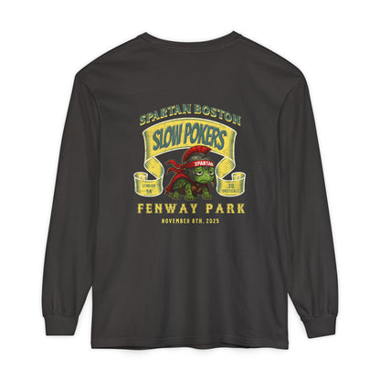 Spartan Slow Pokers Turtle Long Sleeve Tee | Front & Back Print