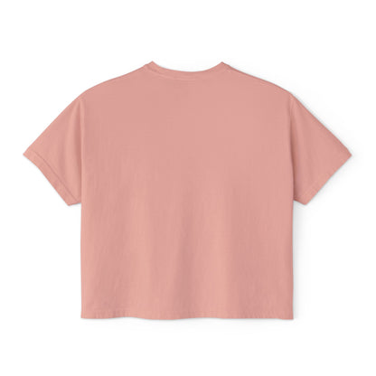 Cute Halloween Cow 'Hey Boo' Comfort Colors 3023CL Shirt, Women's Boxy Tee, Halloween Costume, Fall Outfit, Funny Animal Top, Graphic Tee