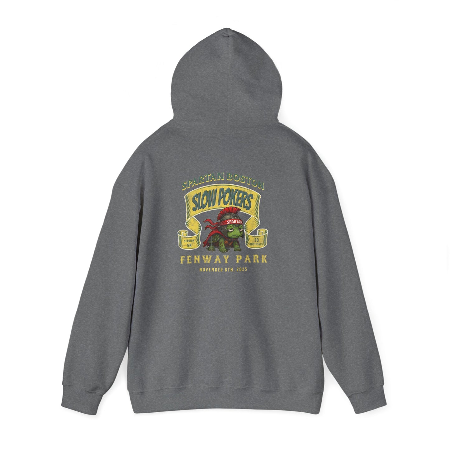 Spartan Slow Pokers Turtle Hoodie | Front & Back Print