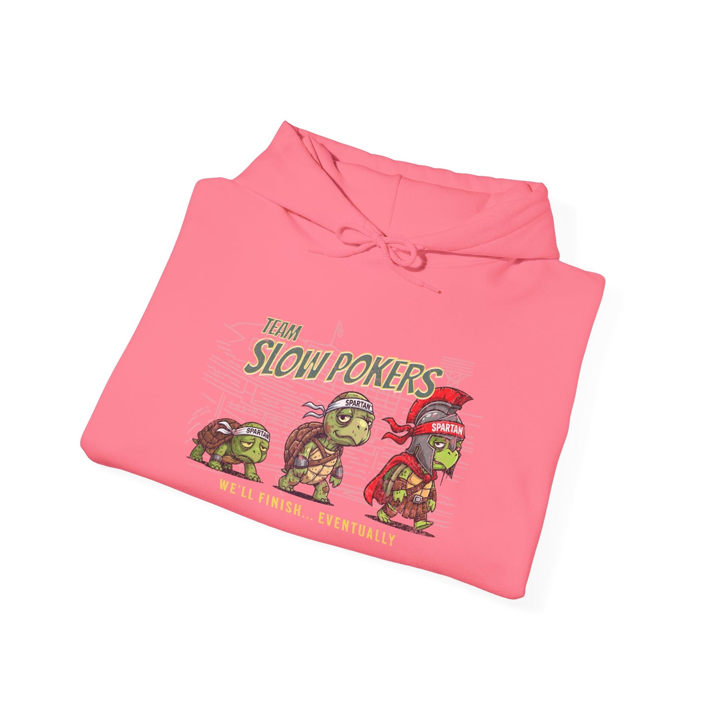 Spartan Slow Pokers Turtle Hoodie | Front & Back Print