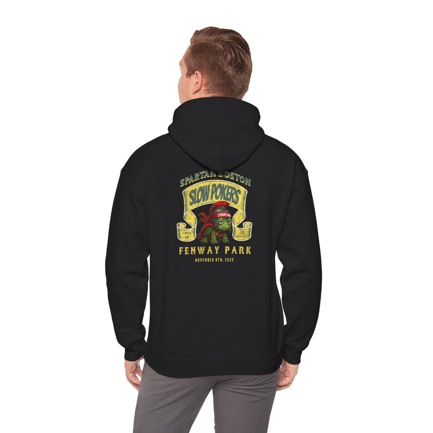 Spartan Slow Pokers Turtle Hoodie | Front & Back Print