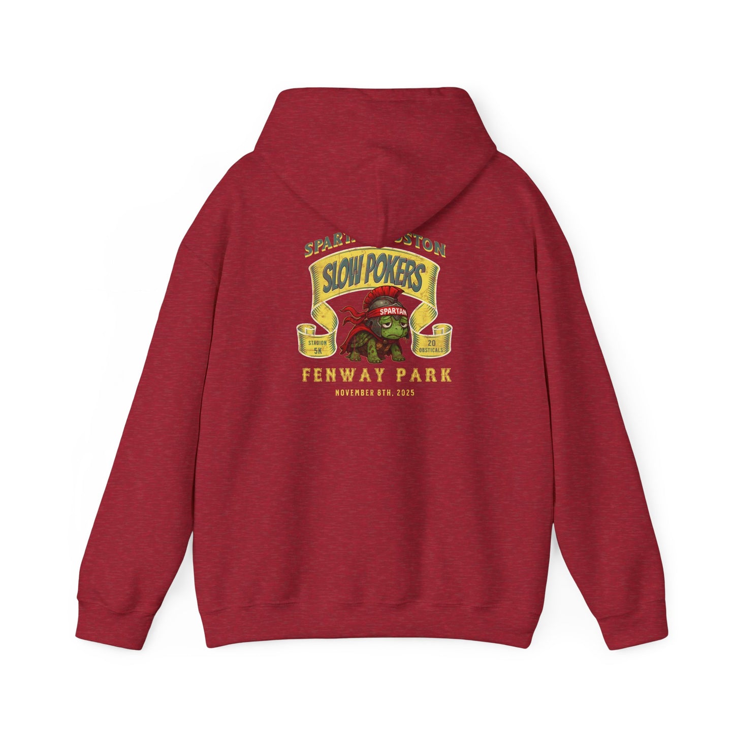 Spartan Slow Pokers Turtle Hoodie | Front & Back Print